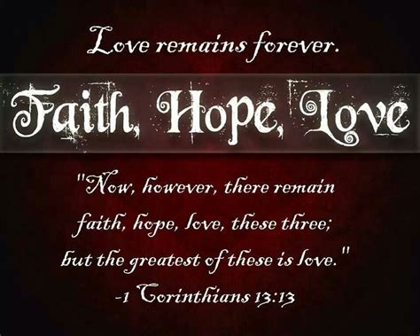 faith hope love kjv.
